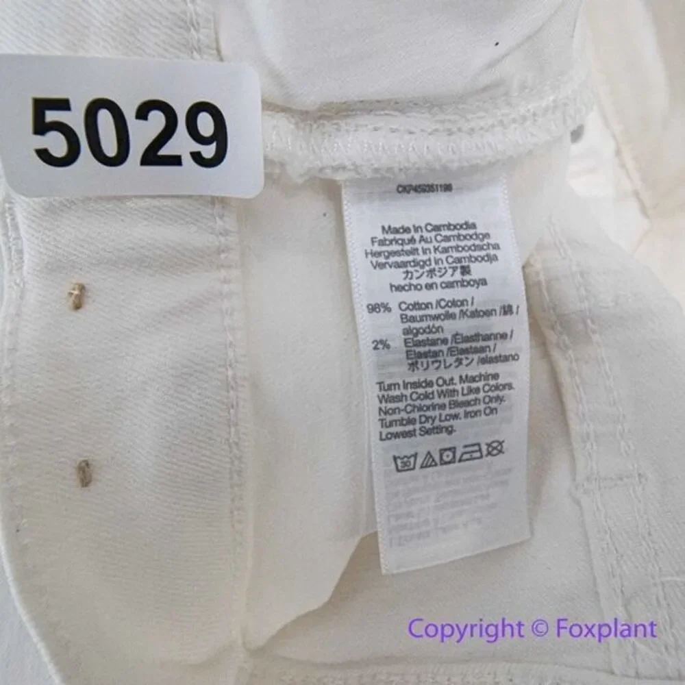 NEW Madewell The High-Rise Perfect Vintage Jean in Tile‎ White, 24